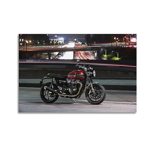 ECHUN Motorrad Poster Triumph Speed Twin Dekorative Leinwand Wand & Kunst Bild Gemälde 60 x 90 cm ECHUN Motorrad Poster Triumph Speed Twin Dekorative Leinwand Wand & Kunst Bild Gemälde 60 x 90 cm von ECHUN