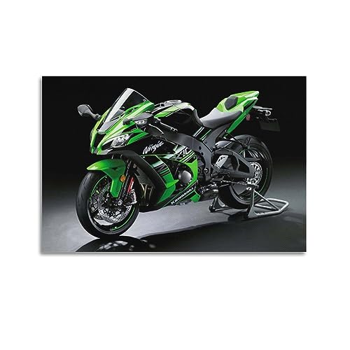 ECHUN Motorrad-Poster für Kawasaki Ninja ZX-10 Rennrad, dekorative Leinwand, Wand- und Kunstbild, Gemälde, 40 x 60 cm ECHUN Motorrad-Poster für Kawasaki Ninja ZX-10 Rennrad, dekorative Leinwand, Wand- und Kunstbild, Gemälde, 40 x 60 cm von ECHUN
