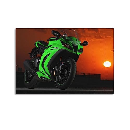 ECHUN Motorrad-Poster für Kawasaki Ninja ZX-10R Rennrad, dekorative Leinwand, Wand- und Kunstbild, Gemälde, 30 x 45 cm ECHUN Motorrad-Poster für Kawasaki Ninja ZX-10R Rennrad, dekorative Leinwand, Wand- und Kunstbild, Gemälde, 30 x 45 cm von ECHUN