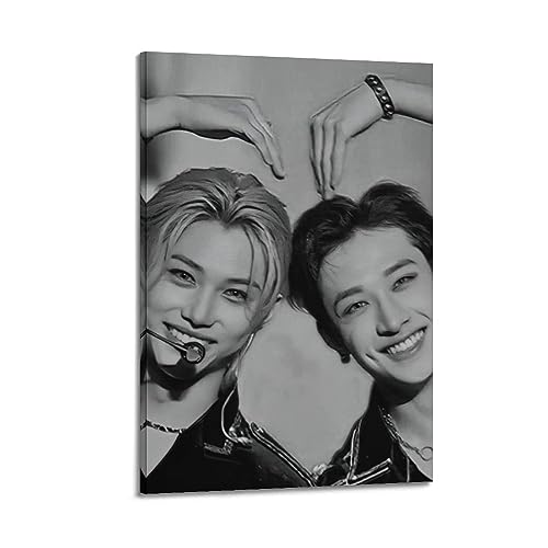 Stray Kids Members Poster Bangchan & Felix Dekorative Leinwand Wand & Kunst Bild Gemälde 40 x 60 cm Stray Kids Members Poster Bangchan & Felix Dekorative Leinwand Wand & Kunst Bild Gemälde 40 x 60 cm von ECHUN