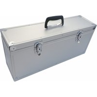Aluminium Koffer Silber mit Würfelschaum Entnehmbarer Deckel Alu-Koffer Werkzeugkoffer (LxBxH) 550 x155 x 240 mm von ECI TOOLS