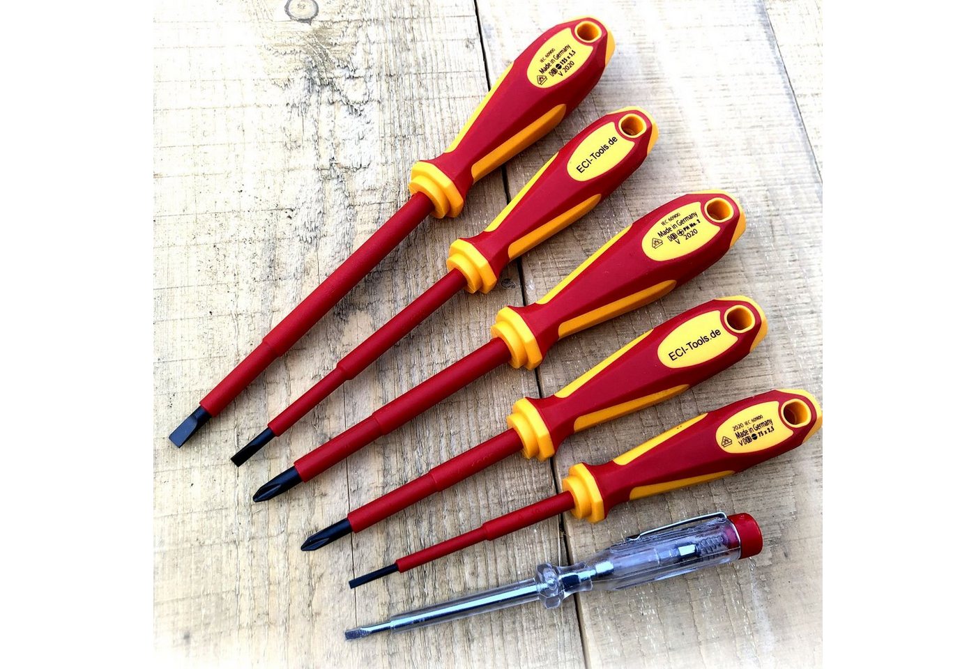 ECI Tools Bit-Schraubendreher ECI Schraubendreher Set's Made in Germany, (Vorteils-Set) von ECI Tools