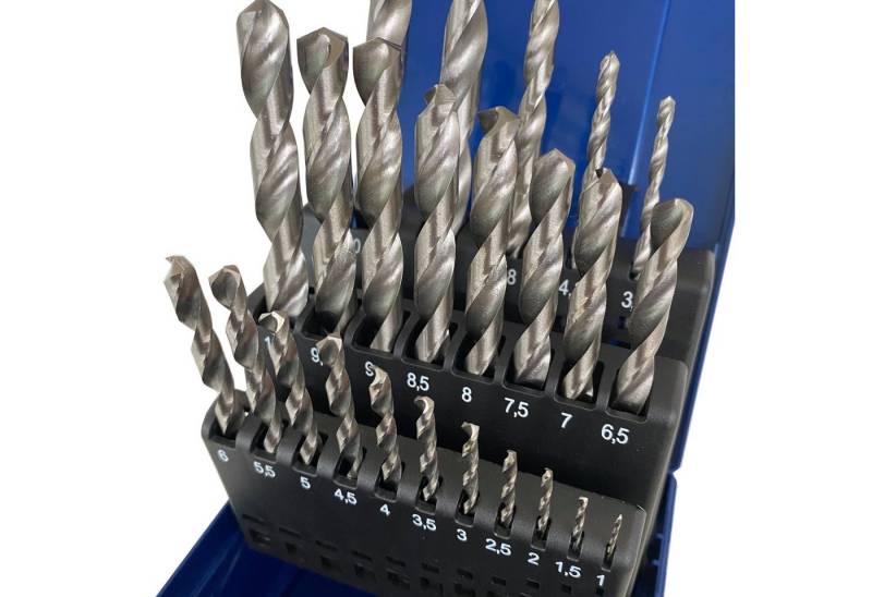 ECI Tools Bohrer- und Bitset ECI-Tools HSS Spiral Bohrer Set Metall 24 tlg. geschliffen, 24-tlg. Kassette von ECI Tools