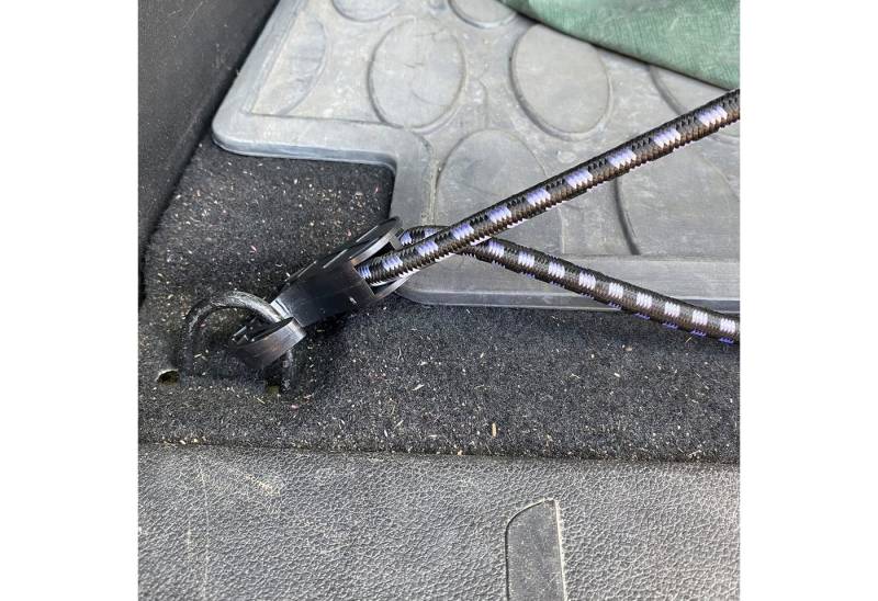 ECI Tools Expanderseil Ø 8mm Länge 10 m Schwarz mit 2 Haken Drahtseil (10 m Schwarz mit 2 Haken) von ECI Tools