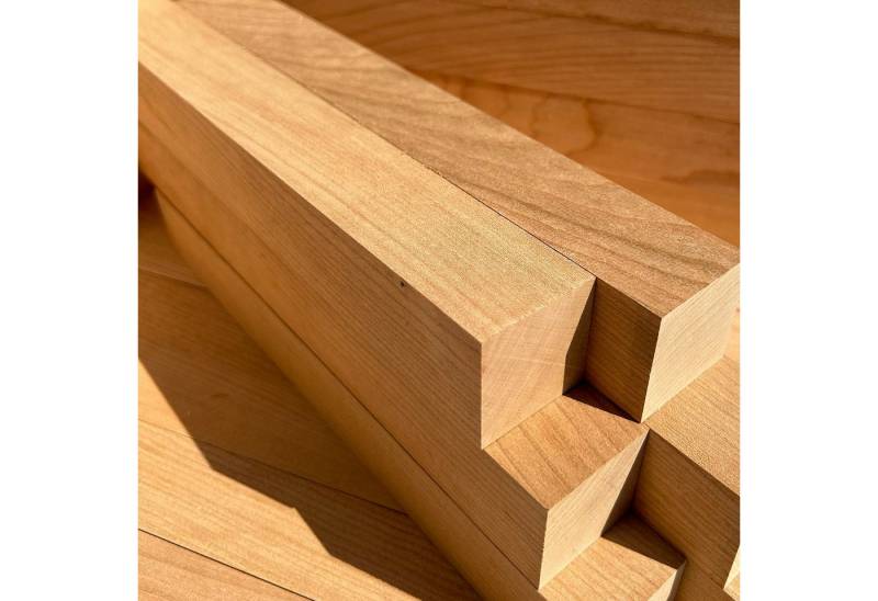 ECI Tools Kantholz Amerikanische Kirschbaum Kantel 40 x 40 Länge 200mm von ECI Tools