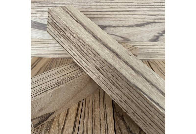 ECI Tools Kantholz Zebrano Edelholz Kantel 40 x 40 mm Länge 200mm, (1 Stück) von ECI Tools