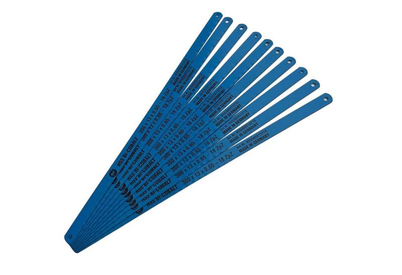 ECI Tools Sägeblatt HSS Bi-Cobalt Metallsägeblätter 10 Stück 300 mm 18tpi Zähne pro Zoll (10er-Set) von ECI Tools