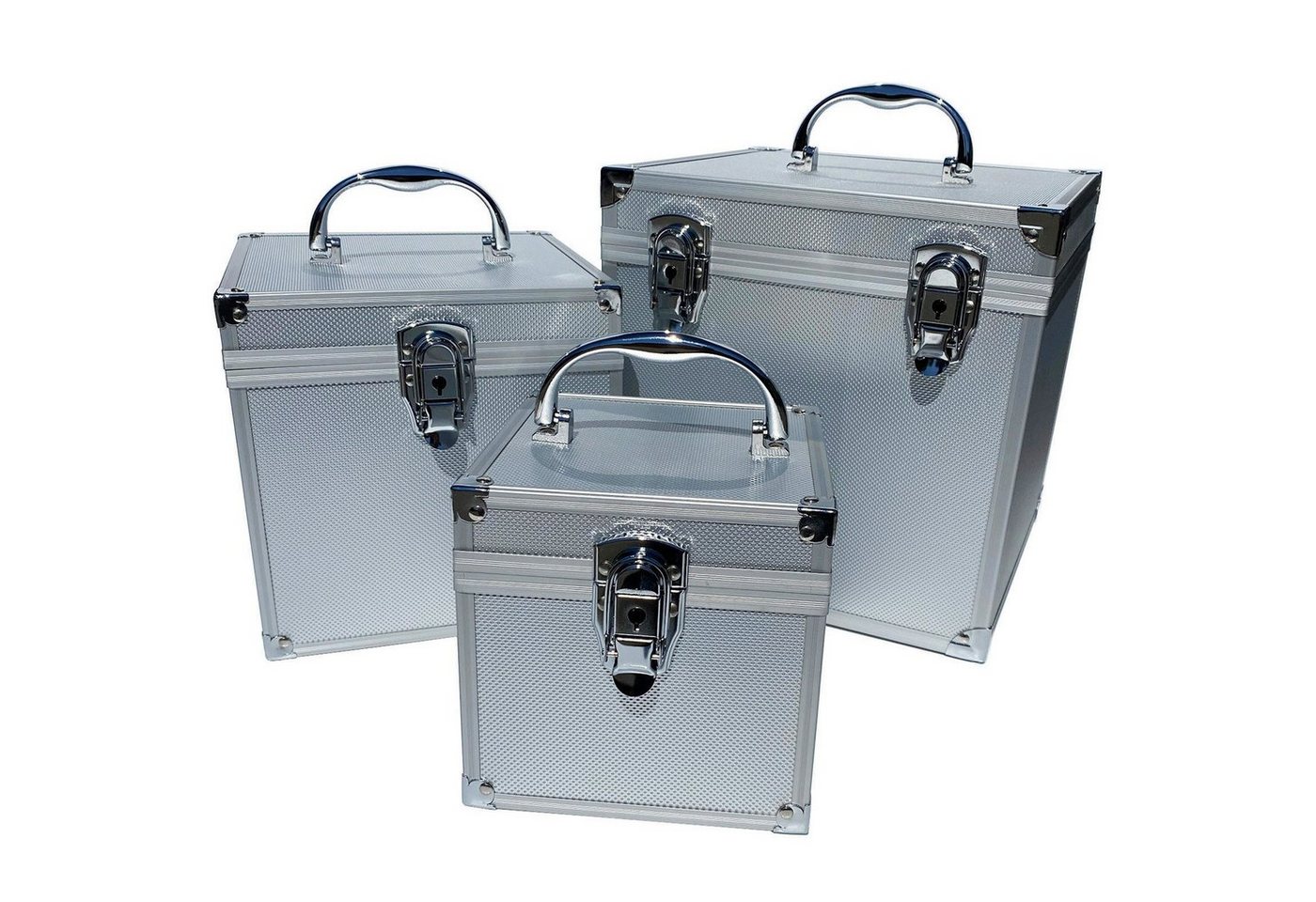ECI Tools Werkzeugkoffer Aluminium Koffer Leer Silber Würfelform Alu Box ECI Tools Werkzeugkoffer Aluminium Koffer Leer Silber Würfelform Alu Box von ECI Tools