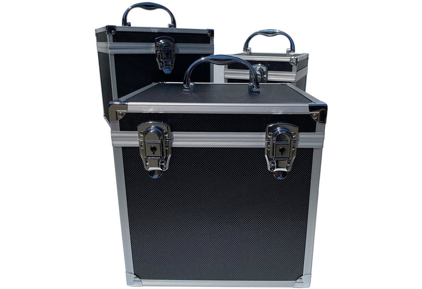 ECI Tools Werkzeugkoffer ECI Aluminium Koffer Schwarz Würfelform Leer verschiedene Größen mit ECI Tools Werkzeugkoffer ECI Aluminium Koffer Schwarz Würfelform Leer verschiedene Größen mit von ECI Tools