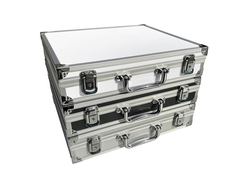 ECI Tools Werkzeugkoffer Leer mit Aluminium Leisten Koffer Box 360 x 340 x 80 mm von ECI Tools