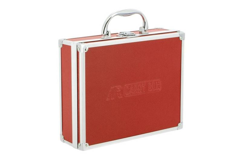 ECI Tools Werkzeugkoffer Aluminium Koffer Rot Box mit Schaumstoffeinlage 560027 von ECI Tools