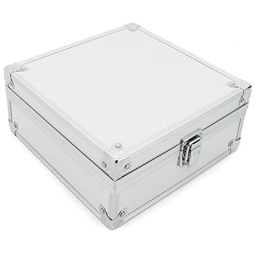 AR Carry Box® Kleine Alubox Alukoffer Aluminium Koffer Werkzeugkoffer leer 200x200x90mm Alu/Silber von ECI