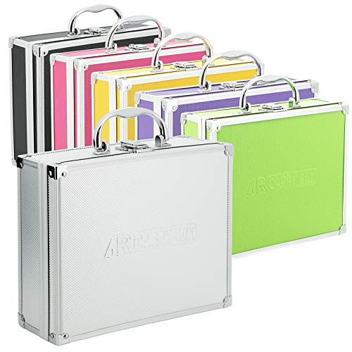 ECI AR Carry Box, kleiner Aluminium-Werkzeugkasten, leer, 260 x 210 x 80 mm, Farbe Aluminium/Silber von ECI