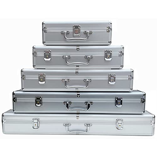 Aluminium-Koffer Alu-Box länglich leer (LxBxH) 60 x 10 x 10 cm Messinstrumente Aufbewahrung von ECI