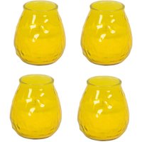 4 x Duft-Kerzenglas Zitronengras Summerlight Gartenlicht groß von ECI