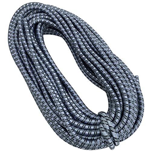Expanderseil 20 Meter Ø 8 mm elastisch Gummi Spann Seil Planenseil Gummileine Grau von ECI