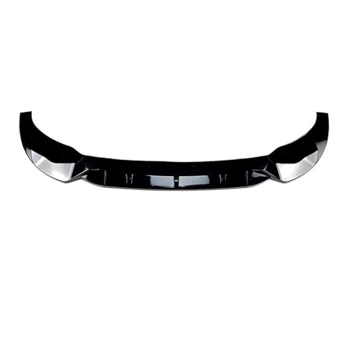 ECKBRJA Für B&MW X3 G01 X4 G02 MP&ack Front Stoßstange Splitter Lip Spoiler 2018 2019 2020 2021 Tuning Diffusor Guard Body Kit Abdeckung Auto-Frontspoiler(Schwarz glänzend) von ECKBRJA