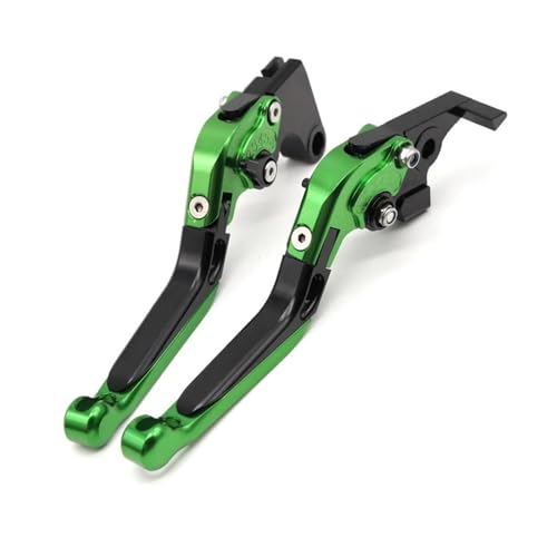 ECKBRJA Motorrad-Bremskupplungshebel Für Z1000 2003-2006 Z 1000 03-06 Klappbare Ausziehbare Motorradbremskupplungshebel(GRÜN) von ECKBRJA