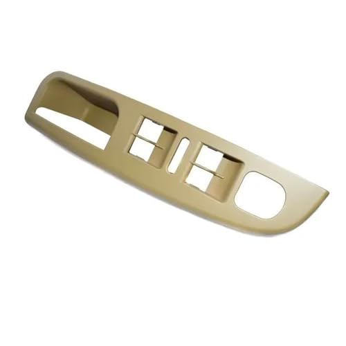 Fenstersteuerungsschalter 1K4868049C Fensterschalter Bedienfeld Verkleidung Blende Für VW Für Jetta Für Golf MK5 2005-2010(Beige) von ECKBRJA