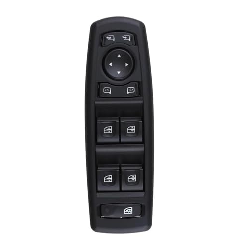 Fenstersteuerungsschalter 7700817337 25400000 809610006R 254000015R Für Fluence 2008-2016 Fensterspiegel Hauptschalter(Schwarz) von ECKBRJA