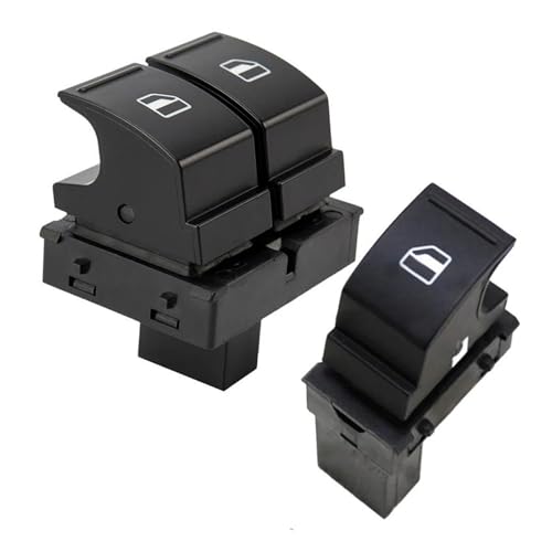 Fenstersteuerungsschalter Elektrischer Fensterheberschalter 1K3 959 857A Für Seat Für Ibiza Für Leon Für Altea Für Toled(1 Satz) von ECKBRJA