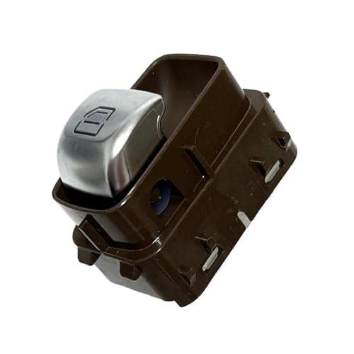 Fenstersteuerungsschalter Fensterheber-Hauptschalter Für Für W205 S205 X253 W447 C253 C-Klasse Für AMG 2059051513(Dunkelbraun) von ECKBRJA