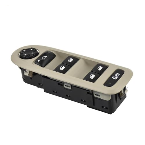 Fenstersteuerungsschalter Für Citroen C5 2009 2010 2011 2012 2013 Links Vorne Glasheber Fensterheber Schalter 96655614ZD 98054506ZD(Beige) von ECKBRJA