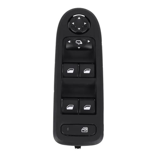 Fenstersteuerungsschalter Für Citroen C5 2009 2010 2011 2012 2013 Links Vorne Glasheber Fensterheber Schalter 96655614ZD 98054506ZD(Schwarz) von ECKBRJA