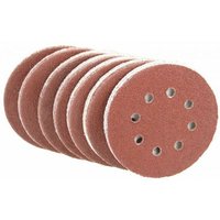 Eckra - 50 Klett Schleifscheiben Korn 80 Schleifpapier 125mm von ECKRA