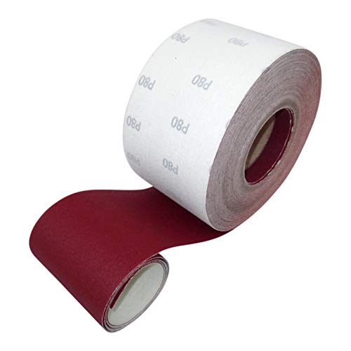 Rollen-Schleifpapier kletthaftend 93mm x 25m P60 von ECKRA