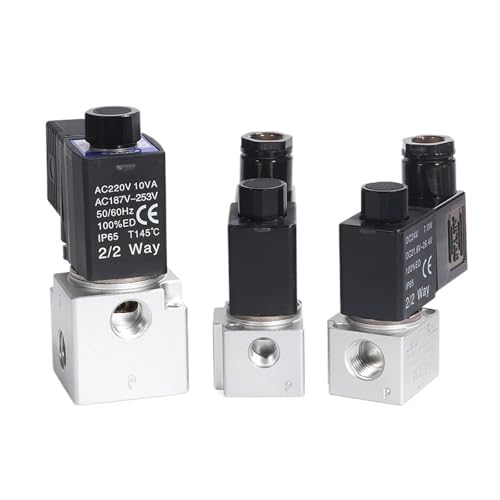 ECKRIDPRK 1 STÜCKE 3V2-06 3V2-08-NO 3V2-08-NC 1/4 "3V208 3/2 Weg Normal Geschlossen Großen Durchfluss Pneumatische Teile Magnetventil(3V206NCA (AC220V)) von ECKRIDPRK