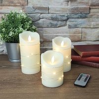 Arum Lighting - Set mit 3 flackernden Flammen und Mikro-LED-LED-Kerzen mit Fernbedienung Arum Lighting - Set mit 3 flackernden Flammen und Mikro-LED-LED-Kerzen mit Fernbedienung von ARUM LIGHTING