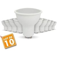 Los mit 10 LED-Lampen GU10 7W Äq. 60W 4000K Naturweiß von ECLAIRAGE DESIGN