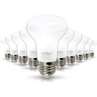 Satz von 10 Spot-LED-Lampen R63 E27 9W Eq 60W Farbtemperatur: Warmweiß 2700K von ECLAIRAGE DESIGN
