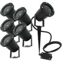 Arum Lighting - Set mit 6 Außenstrahlern für led GU10 Gartenbeleuchtung von ARUM LIGHTING