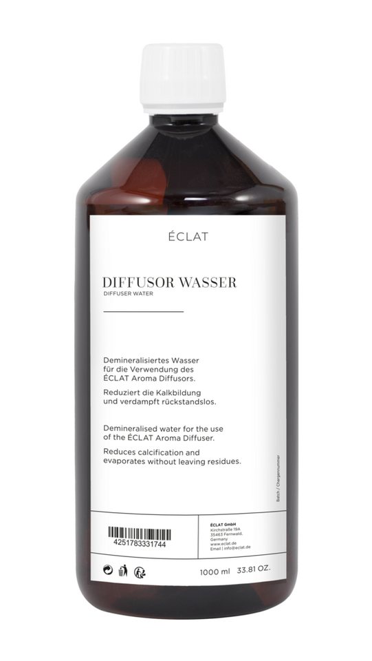 ÉCLAT Destilliertes Wasser ÉCLAT Aroma Diffuser destilliertes demineralisiertes Wasser - 1 Liter, 1000 ml, 1 St. ÉCLAT Destilliertes Wasser ÉCLAT Aroma Diffuser destilliertes demineralisiertes Wasser - 1 Liter, 1000 ml, 1 St. von ÉCLAT