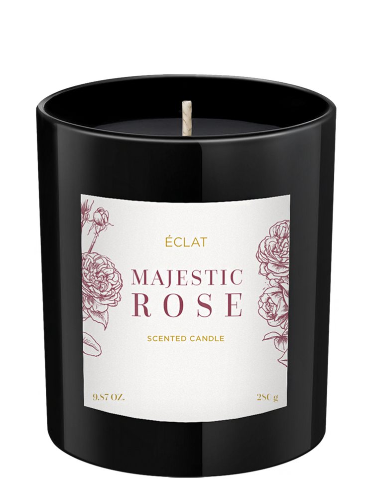 ÉCLAT Duftkerze ÉCLAT Majestic Rose Duftkerze aus Sojawachs, Vegan von ECLAT