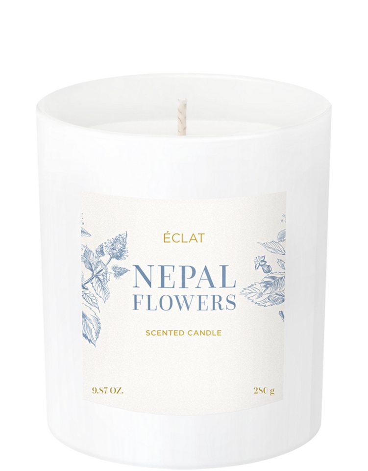 ÉCLAT Duftkerze ÉCLAT Nepal Flowers Duftkerze aus Sojawachs, Vegan von ECLAT