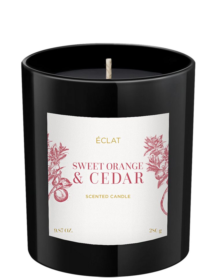 ÉCLAT Duftkerze ÉCLAT Sweet Orange & Cedar Duftkerze aus Sojawachs, Vegan von ECLAT
