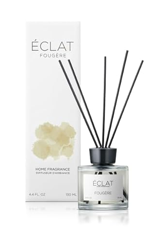 ÉCLAT Fougère Raumduft - langanhaltender Lufterfrischer mit hochwertigen Inhaltsstoffen - 130 ml - mit Filzstäbchen von ÉCLAT
