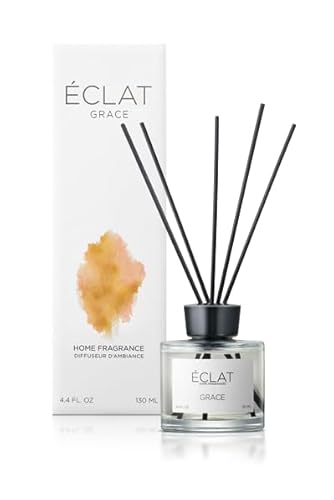 ÉCLAT Grace Raumduft - langanhaltender Lufterfrischer mit hochwertigen Inhaltsstoffen - 130 ml - mit Filzstäbchen von ÉCLAT