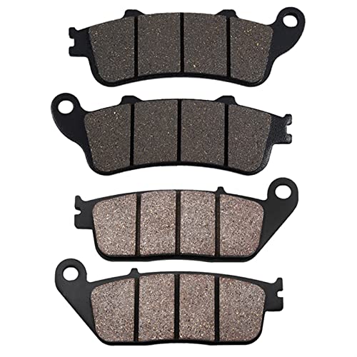 ECLAY Bremsbeläge Motorrad Für Honda Silverwing FJS400 FJS 400 2006–2008 FSC600 FSC 600 2002–2014 FJS600 FJS 600 01–09 Bremsbeläge Vorne Und Hinten (Color : Front and Rear) von ECLAY
