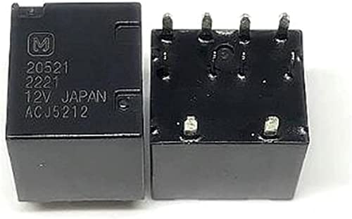 ECLAYA Relais 1/5PCS ACJ5212 ACJ5112 12V 10PIN 12VDC Kfz-Relais Austausch des Relais (Size : ACJ5212 5PCS) von ECLAYA