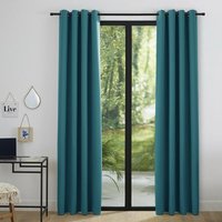2er-Set türkisfarbene Verdunkelungsvorhänge 140 x 260 cm - bleu 2er-Set türkisfarbene Verdunkelungsvorhänge 140 x 260 cm - bleu von ECLIPSE PARIS