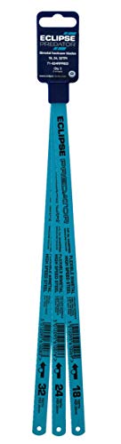 Eclipse Professional Tools 71-624RPRED Predator Bimetall-Bügelsägeblatt Dreierpack 18, 24, 32 TPI von ECLIPSE