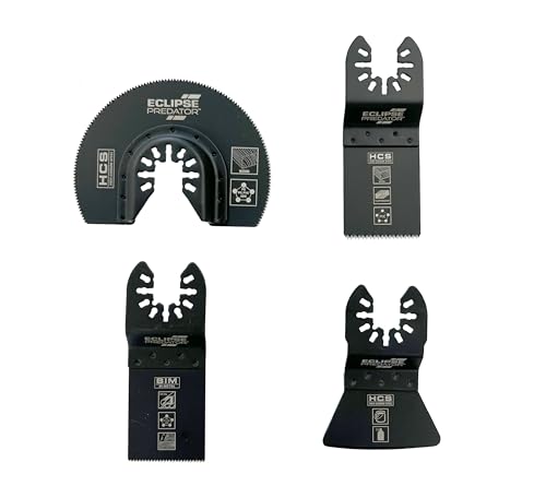 Eclipse Professional Tools EC-M1102SET 4-teiliger Satz oszillierender Klingen mit 34 mm Bimetallklinge von ECLIPSE