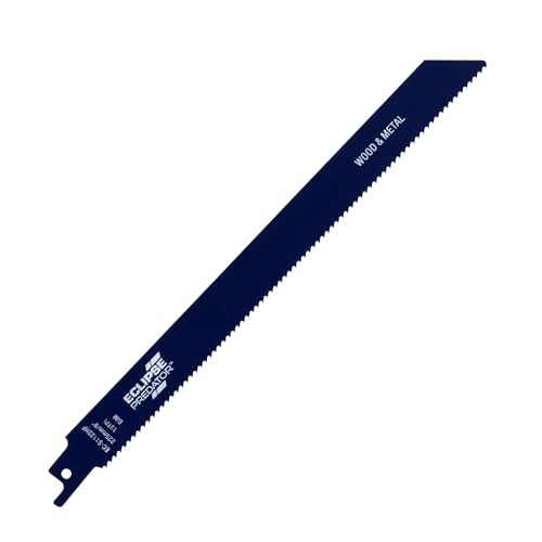 Eclipse Professional Tools EC-S1122HF Predator Säbelsäge-Blätter zum Schneiden von Holz und Metall, aus Bimetall, 225 mm x 10 ZpZ, 5 Stück von ECLIPSE
