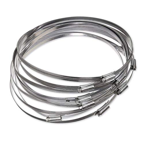 Eclipse Professional Tools ECW1-13 W1 Weichstahl-Schneckengewindeschellen 270mm-300mm Beutel à 10 von ECLIPSE