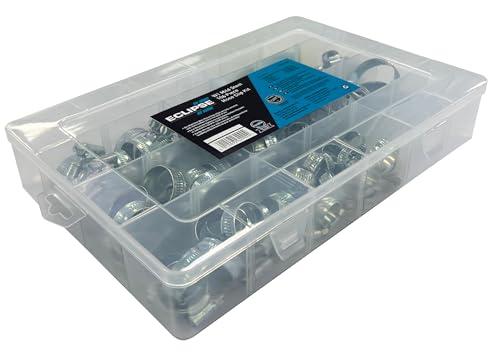 Eclipse Professional Tools ECW1-KIT W1 106-teiliges Schlauchschellenset aus Weichstahl mit Flexi Driver von ECLIPSE