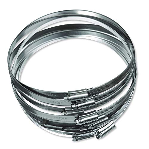 Eclipse Professional Tools ECW4-8 W4 304 Edelstahl-Schneckengewindeschellen 150mm-180mm Beutel à 10 von ECLIPSE